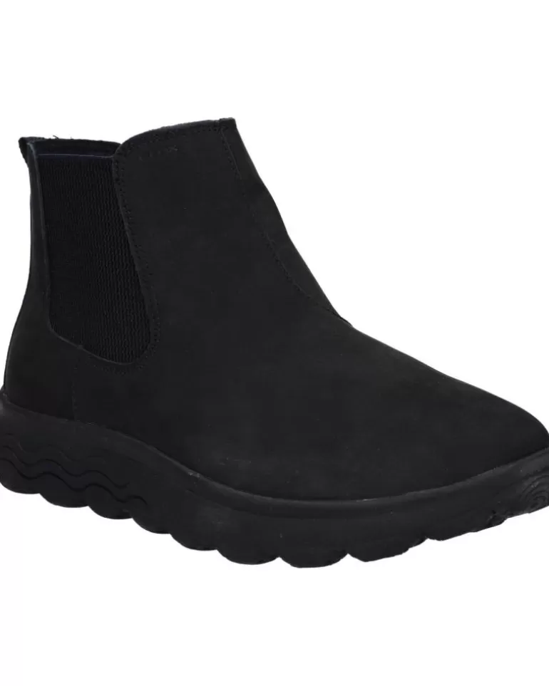 GEOX De Hombre U26Bya 000Cl U Spherica C9999 Black Clearance