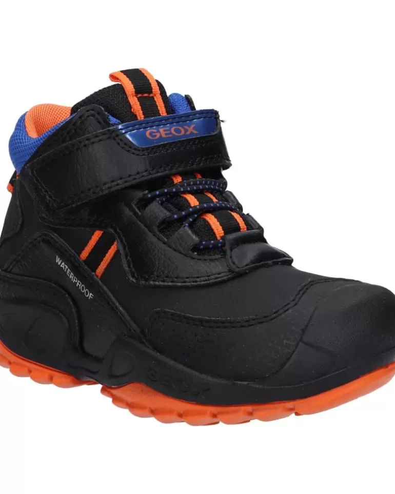 GEOX De Hombre Y Niño J16Cba 0Cebu J New Savage Boy Wpf C0038 Black-Orange Cheap