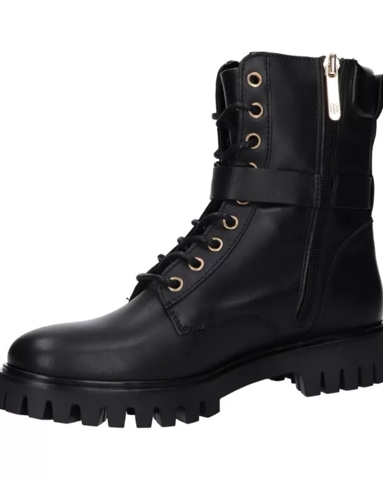 TOMMY HILFIGER De Mujer Fw0Fw06734 Buckle Lace Up Bds Black Cheap