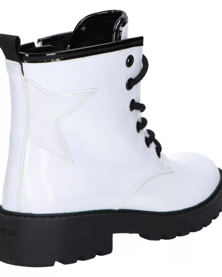 GEOX De Mujer Y Niña J9420G 000Hh J Casey Girl C0404 White-Black Shop