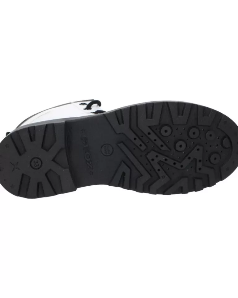 GEOX De Mujer Y Niña J9420G 000Hh J Casey Girl C0404 White-Black Outlet
