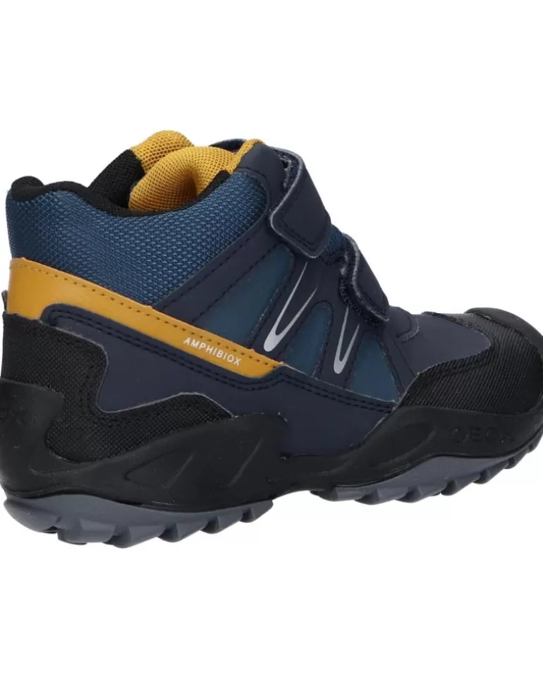 GEOX De Mujer Y Niña Y Niño J261Wa 0Cefu J New Savage Boy B A C0916 Navy-Ochreyellow Fashion