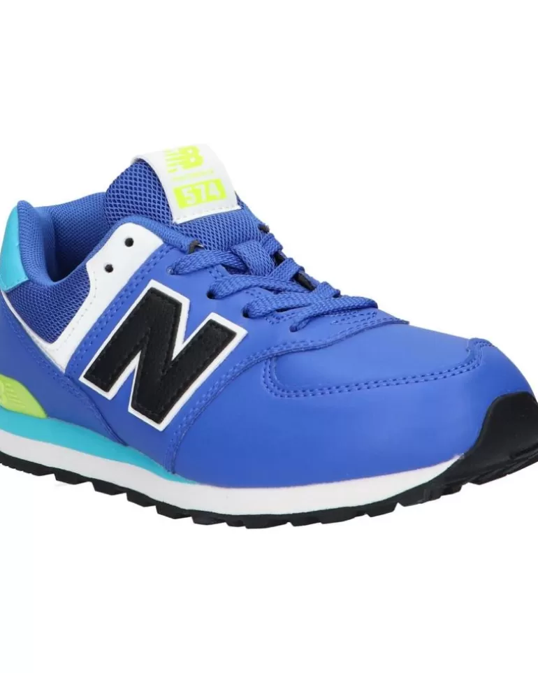 NEW BALANCE De Mujer Y Niña Y Niño Gc574Cs 574 Marine Blue Cheap