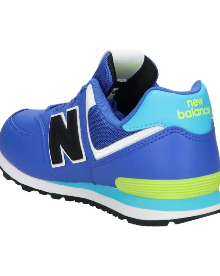 NEW BALANCE De Mujer Y Niña Y Niño Gc574Cs 574 Marine Blue Outlet