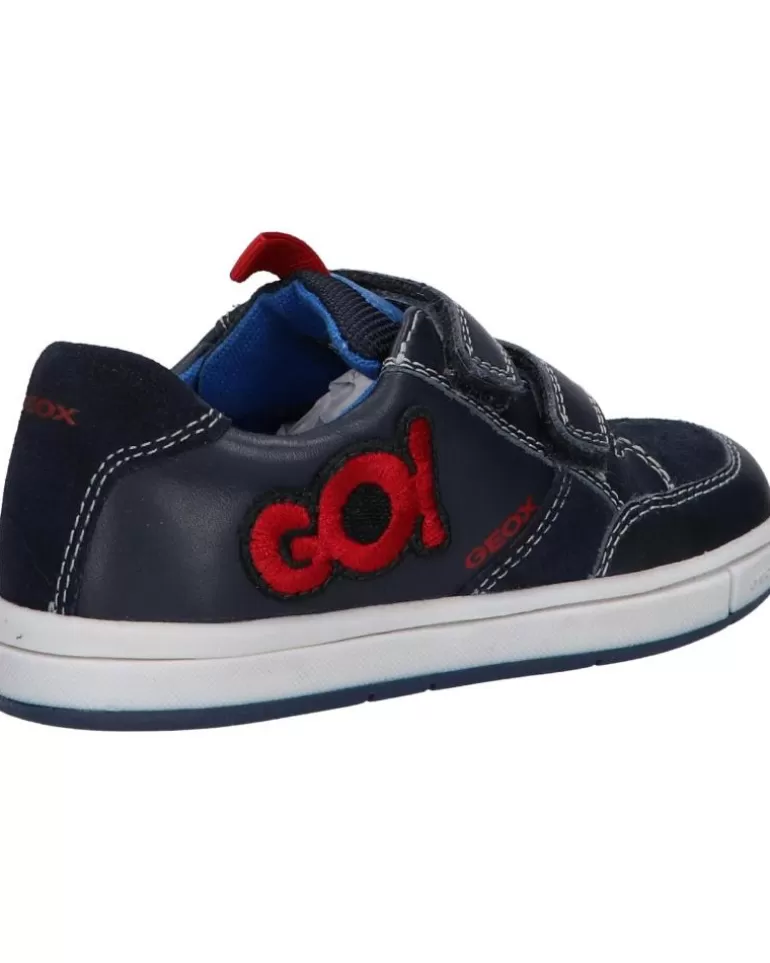 GEOX De Niña Y Niño B1643A 08522 B Trottola Boy C4075 Dk Navy-Red Best Sale