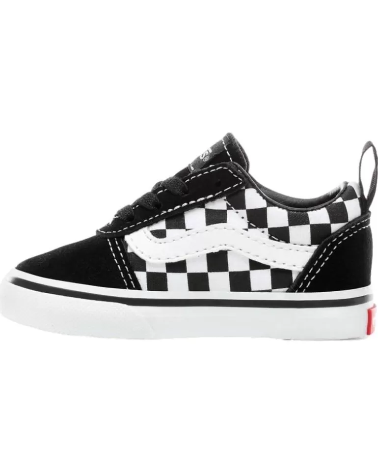 VANS OFF THE WALL De Niña Y Niño Deportivos Vans Td Ward Slip-On -Cuadros Vn0A3Qu1Pvj1 Negro Store