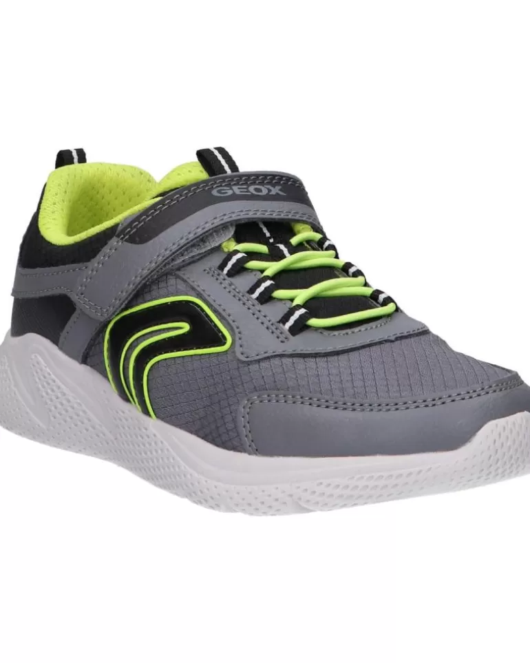 GEOX De Niño J25Gbb 0Fufe J Sprintye Boy C0666 Grey-Lime Shop