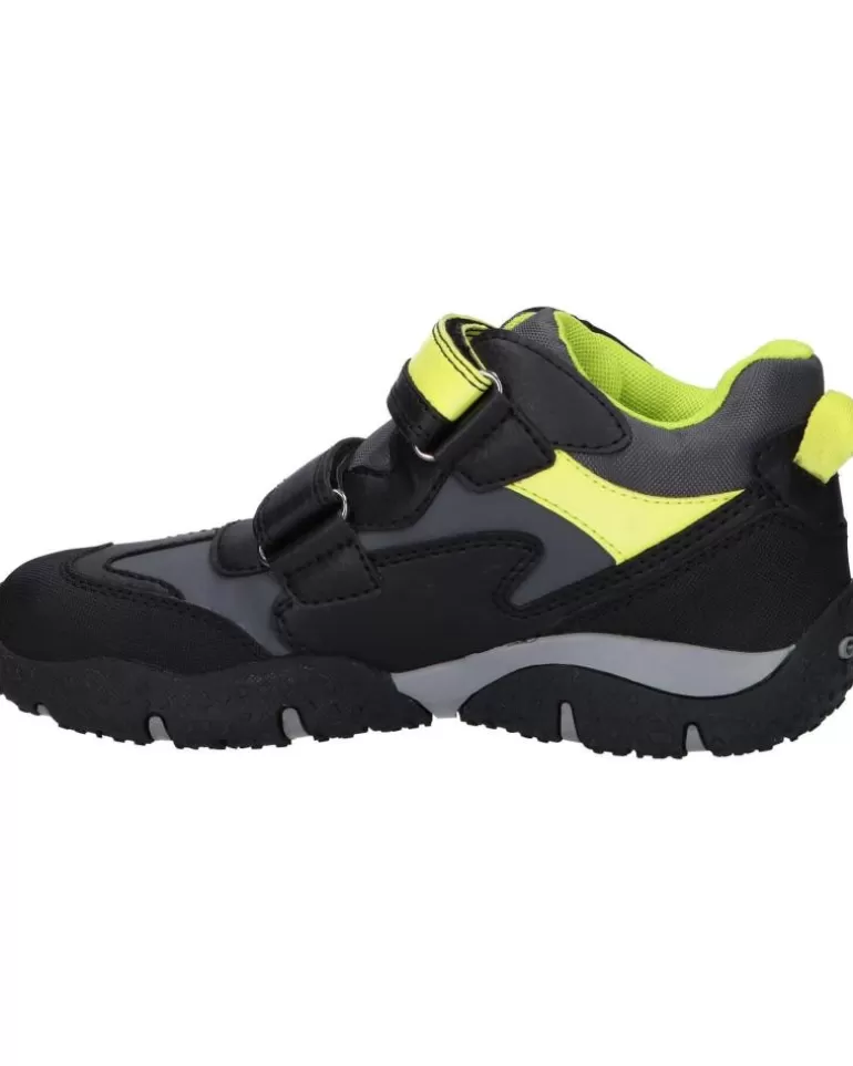 GEOX Deportivas De Mujer Y Niño J2642A 050Bu Jr Baltic Boy B Abx C0802 Black-Lime Cheap