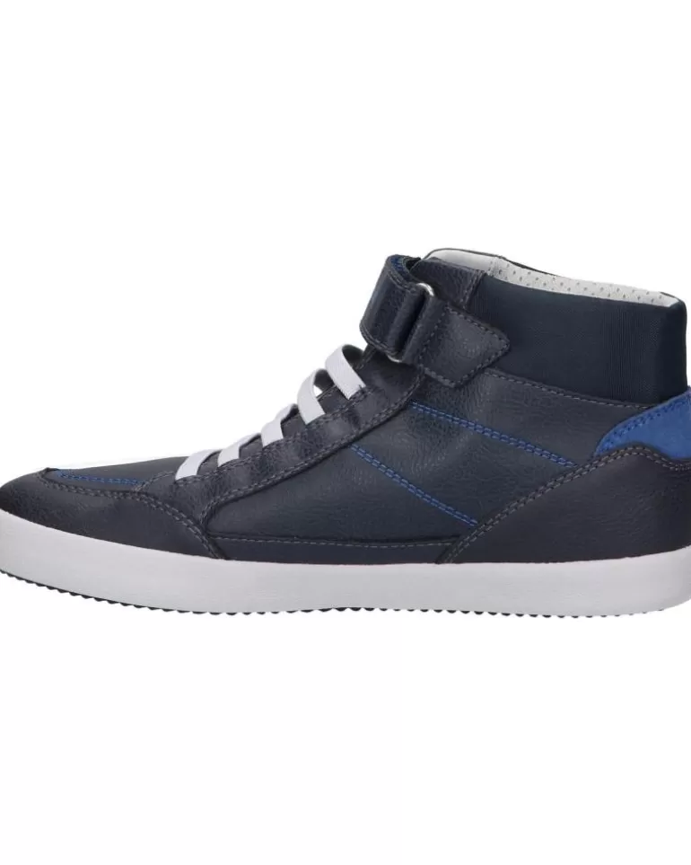 GEOX Deportivas De Hombre Y Niño J045Ca 0Mebu J Gisli Boy C4226 Navy-Royal Best Sale