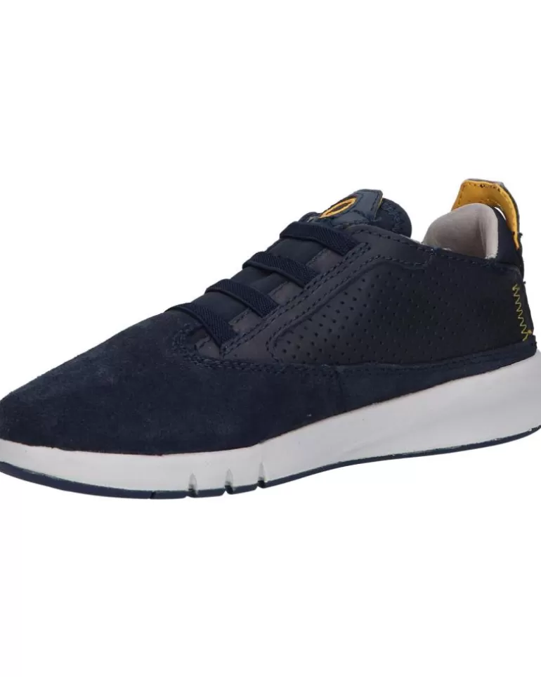 GEOX Deportivas De Mujer Y Niña J16Bna 02285 J Aeranter C0916 Navy-Ochreyellow Cheap