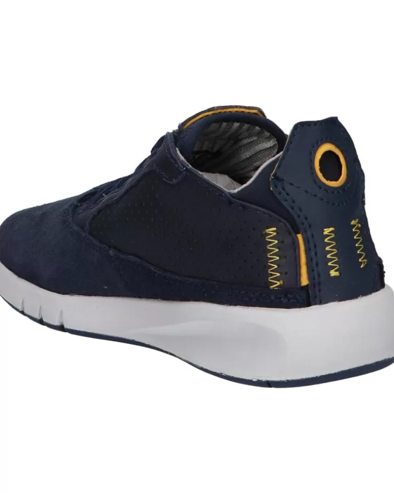 GEOX Deportivas De Mujer Y Niña J16Bna 02285 J Aeranter C0916 Navy-Ochreyellow Cheap