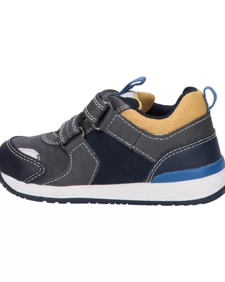 GEOX Deportivas De Niña Y Niño B150Rb 022Me B Rishon Boy C9353 Anthracite-Yellow Fashion