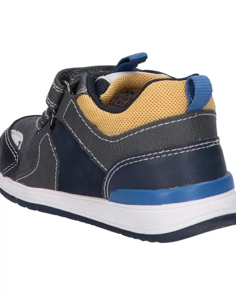 GEOX Deportivas De Niña Y Niño B150Rb 022Me B Rishon Boy C9353 Anthracite-Yellow Fashion