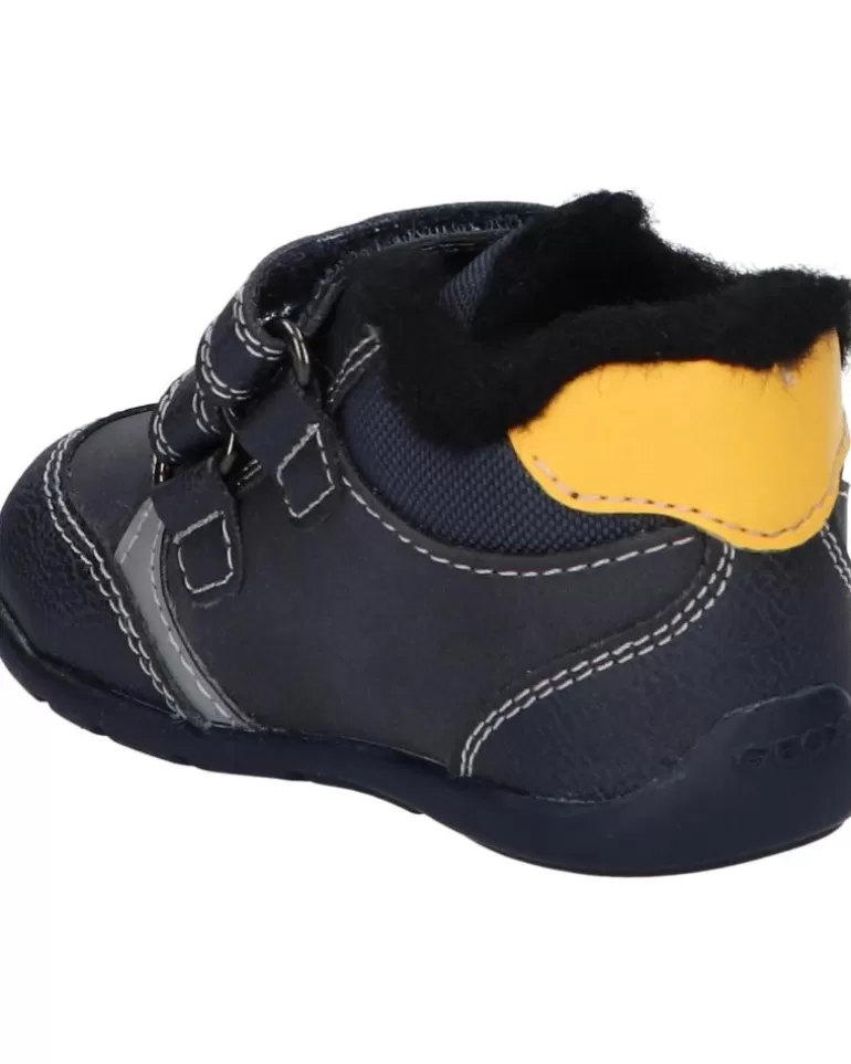 GEOX Deportivas De Niña Y Niño B261Pa 000Me B Elthan Boy C4229 Navy-Dk Yellow Flash Sale