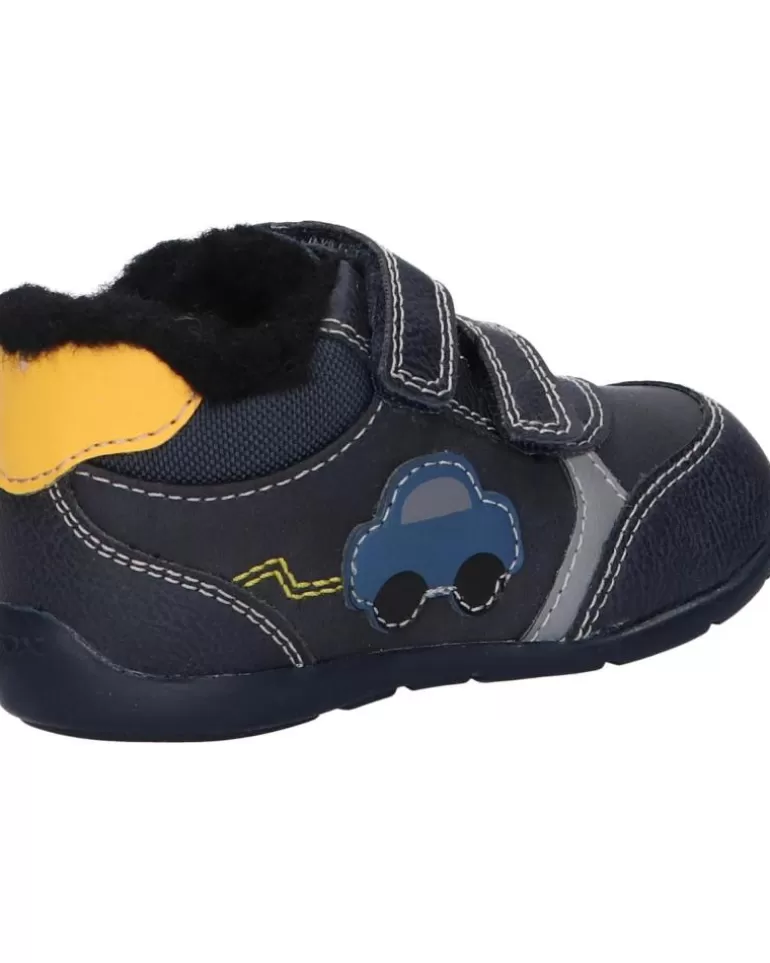 GEOX Deportivas De Niña Y Niño B261Pa 000Me B Elthan Boy C4229 Navy-Dk Yellow Flash Sale