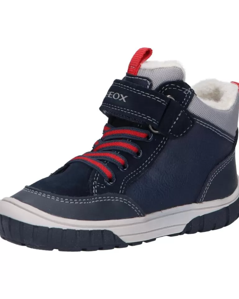 GEOX Deportivas De Niña Y Niño B262Da 022Me B Omar Boy Wpf C0735 Navy-Red New