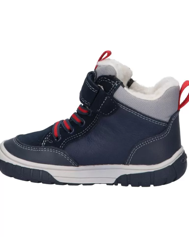 GEOX Deportivas De Niña Y Niño B262Da 022Me B Omar Boy Wpf C0735 Navy-Red New