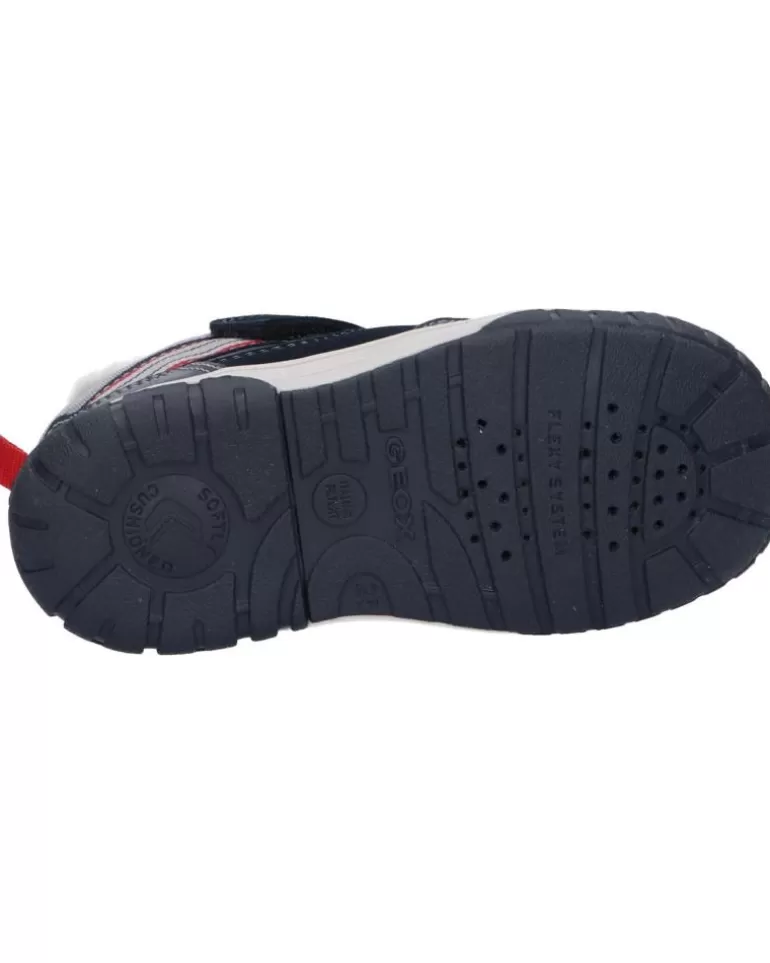 GEOX Deportivas De Niña Y Niño B262Da 022Me B Omar Boy Wpf C0735 Navy-Red New