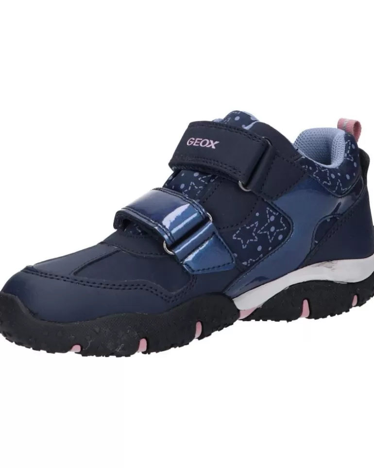 GEOX Deportivas De Niña Y Niño J26H1A 0Bcmn J Baltic Girl B Abx C0694 Navy-Pink Fashion