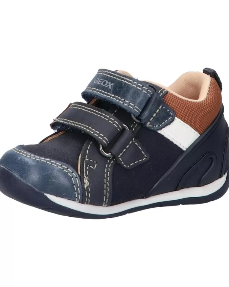 GEOX Deportivas De Niño B160Bb 0Cl22 B Each Boy C4220 Navy-Lt Brown C4220 Navy-Lt Brown Cheap