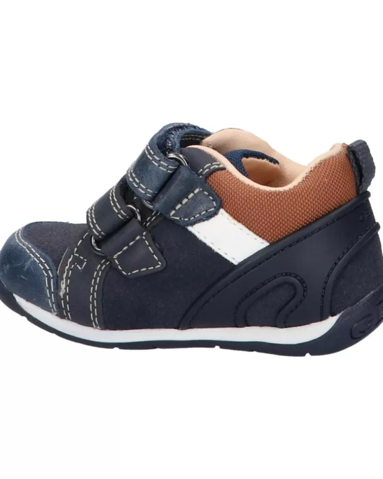 GEOX Deportivas De Niño B160Bb 0Cl22 B Each Boy C4220 Navy-Lt Brown C4220 Navy-Lt Brown Cheap