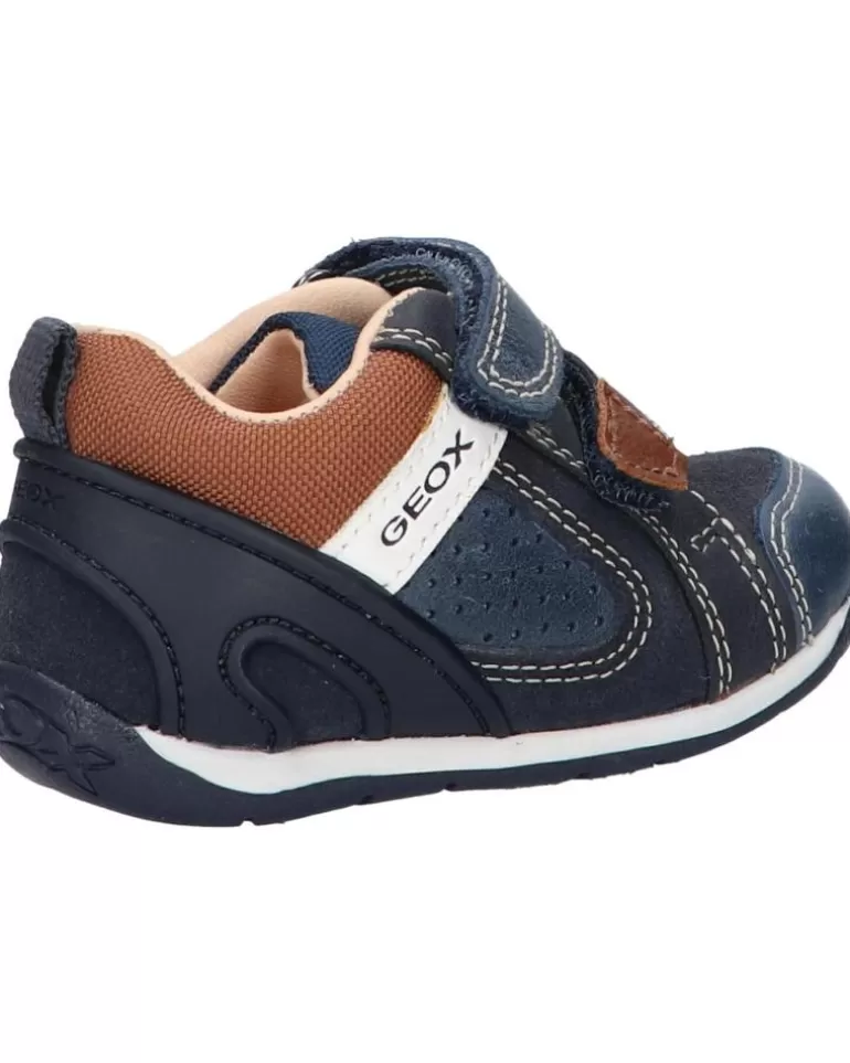 GEOX Deportivas De Niño B160Bb 0Cl22 B Each Boy C4220 Navy-Lt Brown C4220 Navy-Lt Brown Cheap