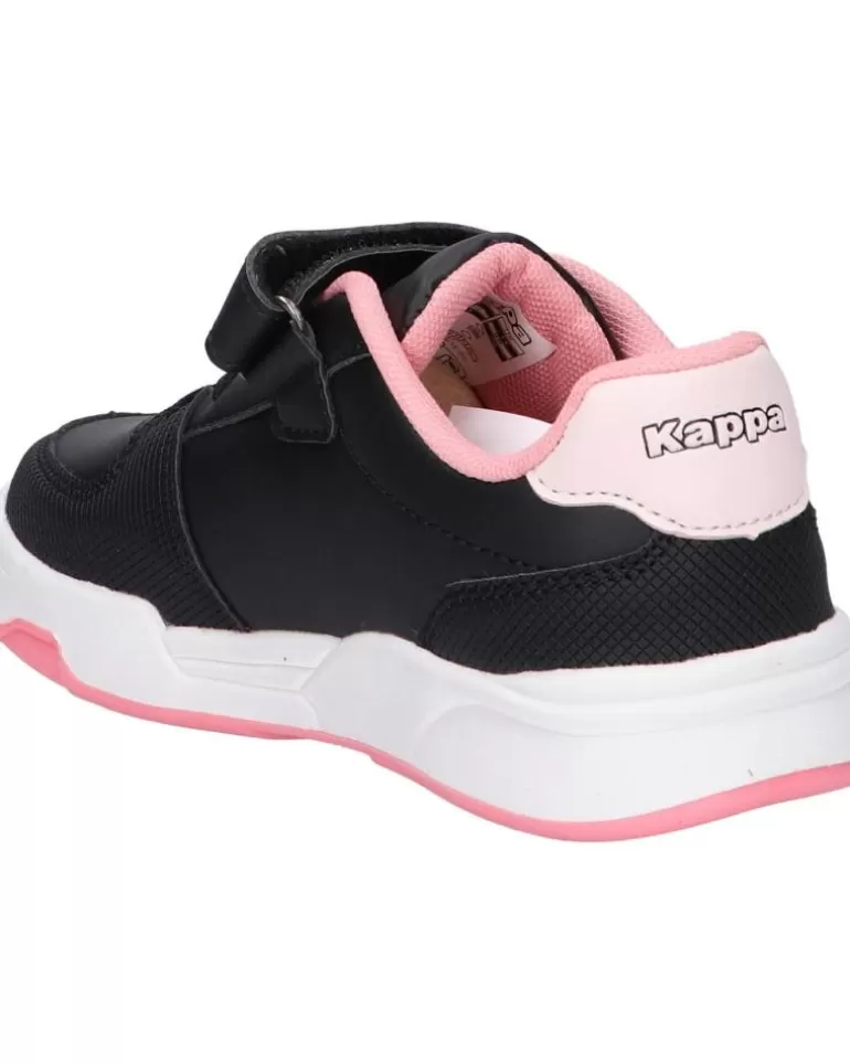 KAPPA Deportivas De Niña 361N14W Oscar Kid Ev A1U Black-Pink New