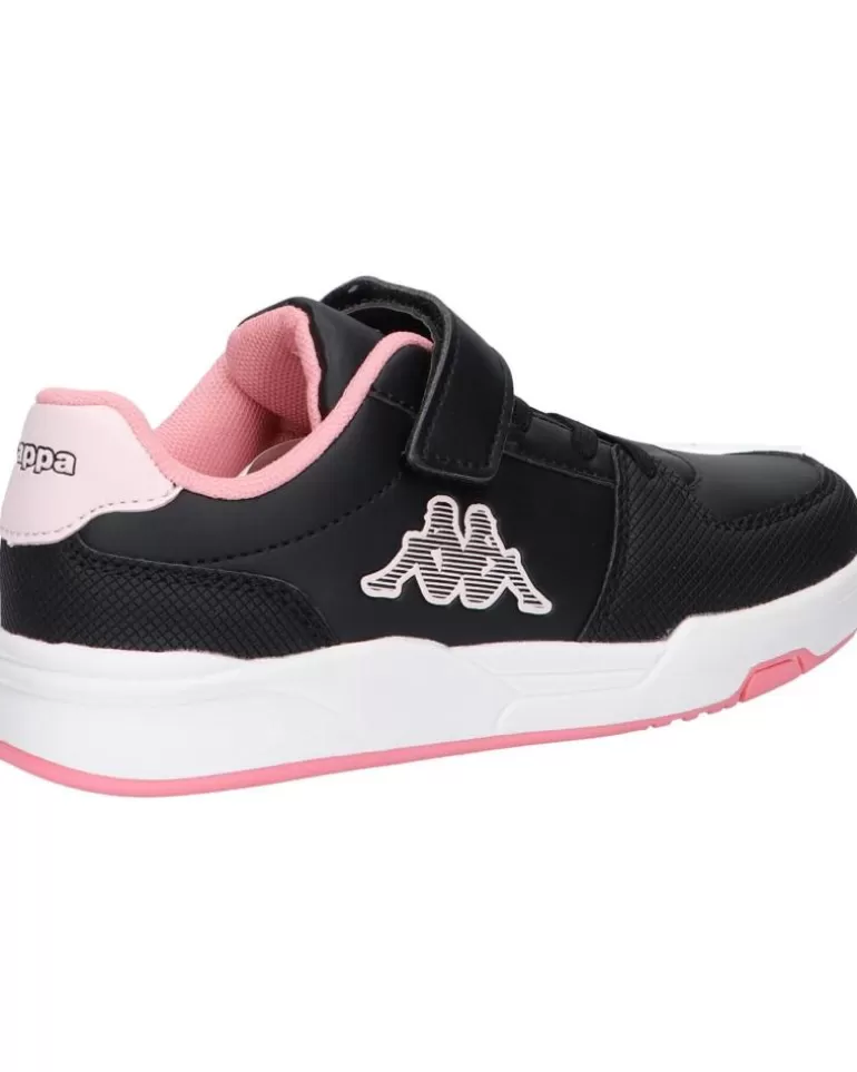 KAPPA Deportivas De Niña 361N14W Oscar Kid Ev A1U Black-Pink New