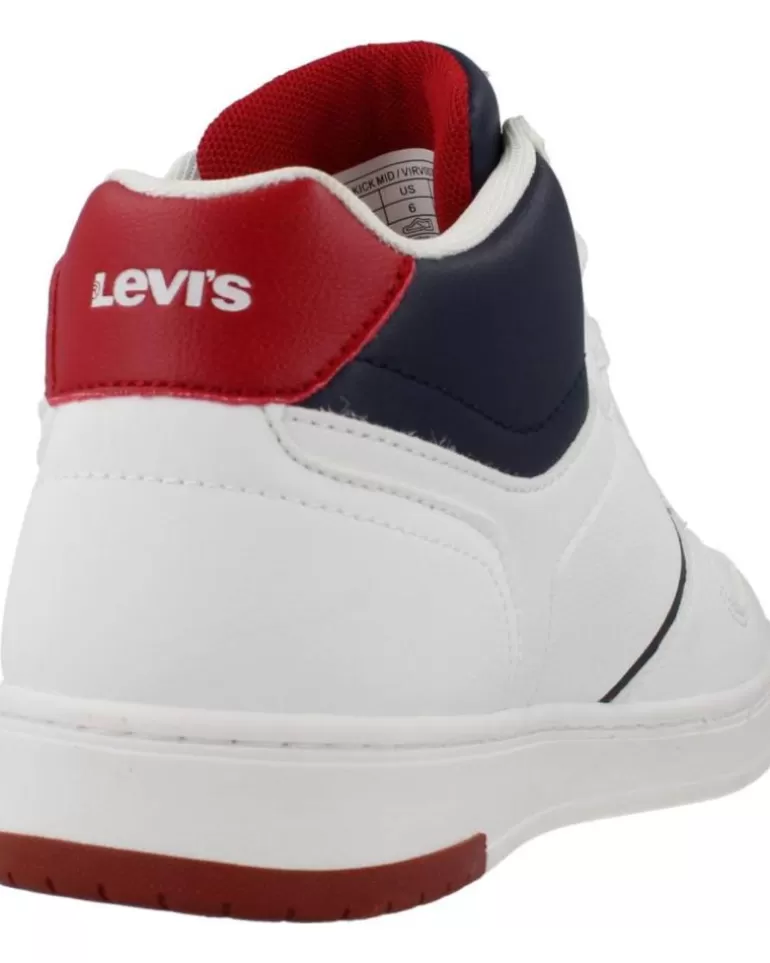 LEVIS Deportivas De Niña Y Niño Kick Mid Blanco Discount