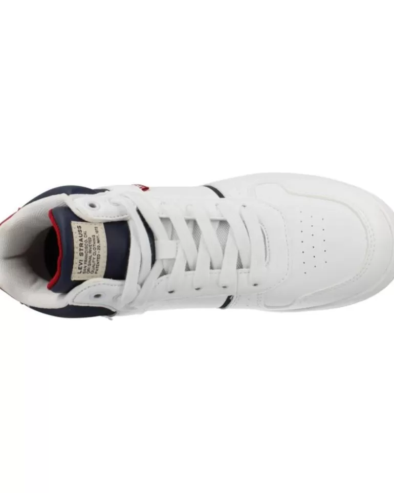 LEVIS Deportivas De Niña Y Niño Kick Mid Blanco Discount