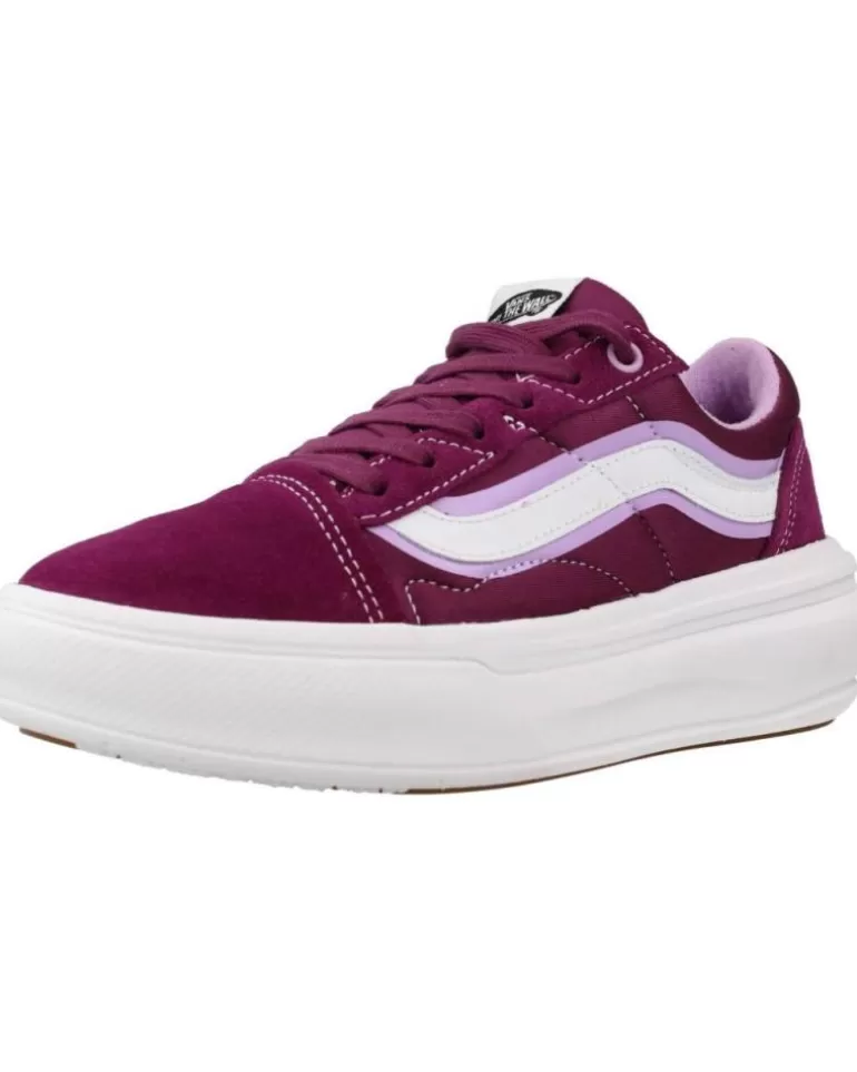 VANS OFF THE WALL Deportivas De Niña Old Skool Overt Cc Violeta Outlet