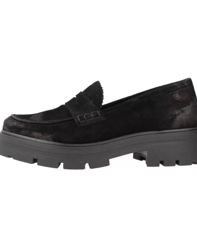 DORKING Mocasines De Mujer D9127 Calf Negro Clearance