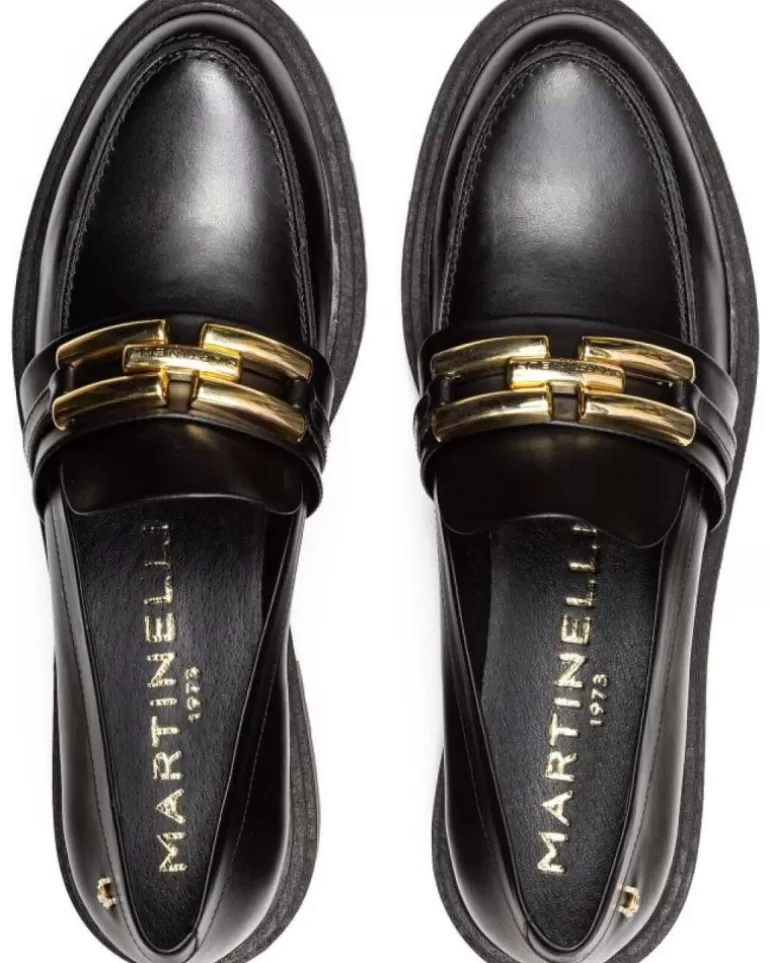 MARTINELLI Mocasines De Mujer Mocasin Para Mujer 1674-B080P Negro Clearance