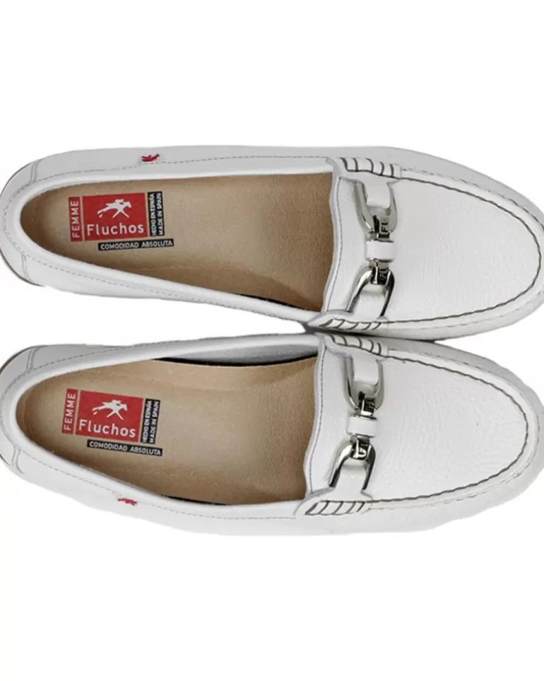 FLUCHOS Nauticos De Mujer Zapato F0804 Blanco Mujer Floter Blanco Online