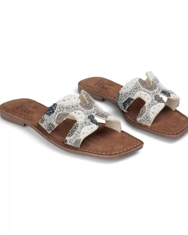 ALMA BLUE Sandalias De Mujer Sandalia Alma Blu Indi White Store
