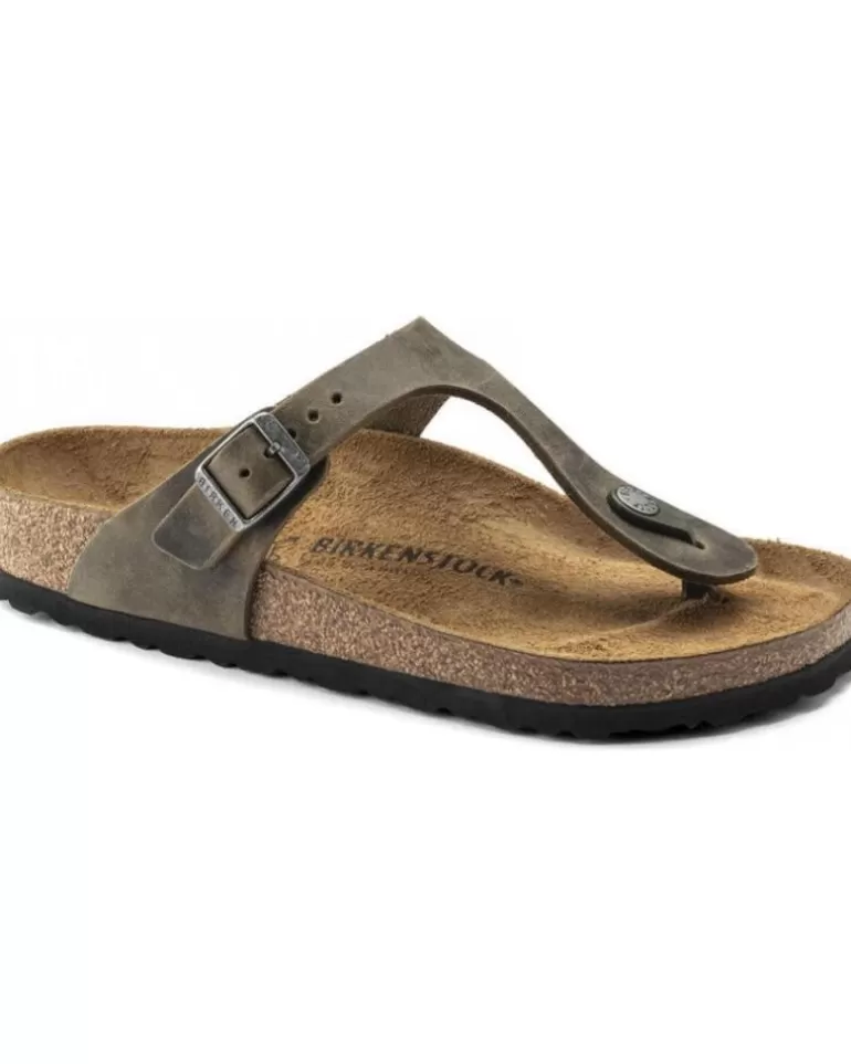 BIRKENSTOCK Sandalias De Hombre Sandalias Gizeh 1019327 Kaki Best Sale