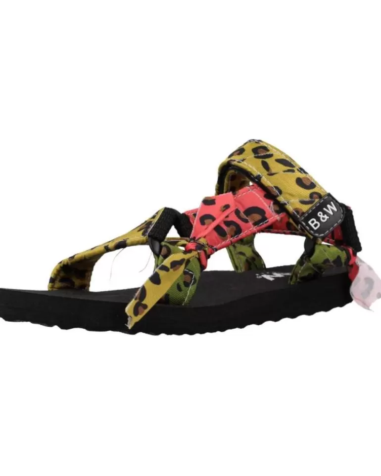 BW BREAK WALK Sandalias De Niña Nv553207 Animal Print Flash Sale