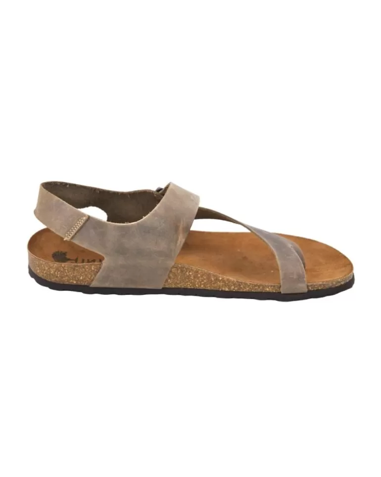 INTERBIOS Sandalias De Hombre Inter-Bios 9512 Sandalia Dedo Piel Bio Hombre Pardo Store