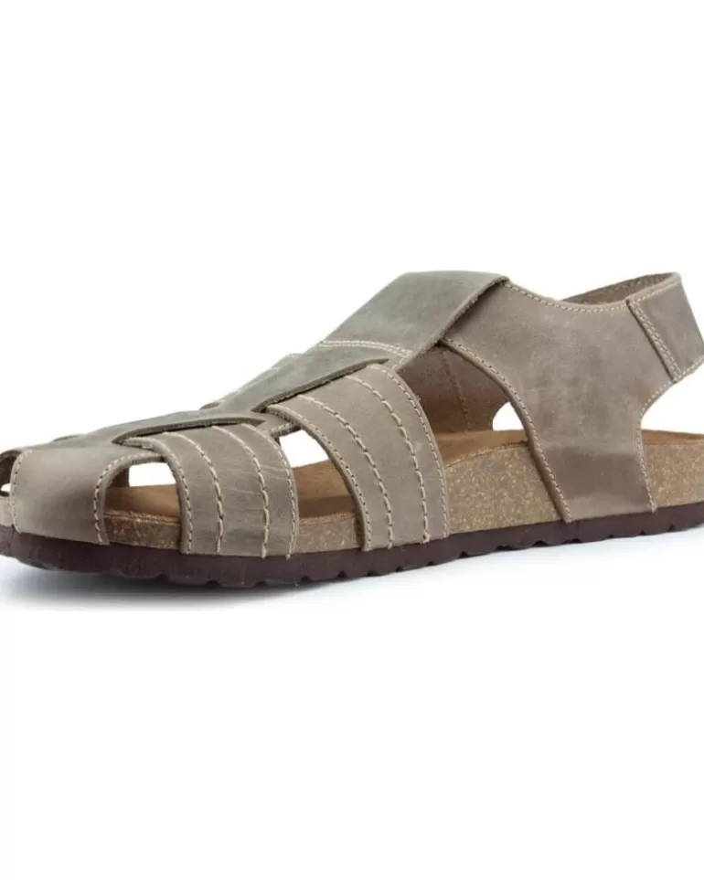 INTERBIOS Sandalias De Hombre Sandalias Cerrada Pardo Cheap