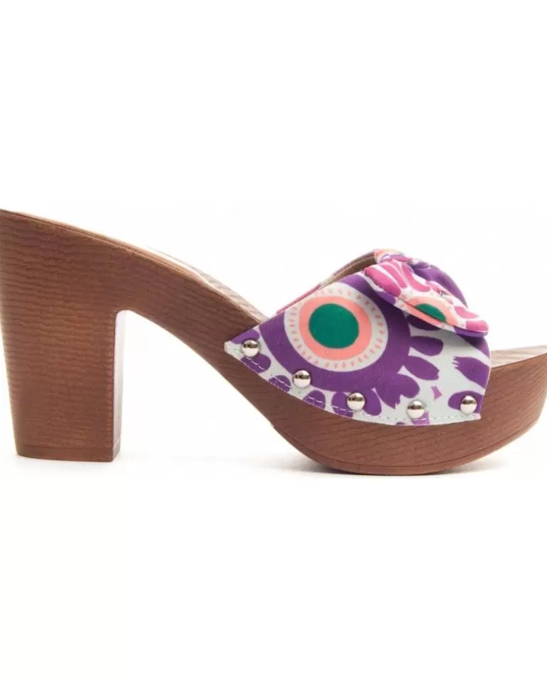 MONTEVITA Sandalias De Mujer Clogsand Purple Store