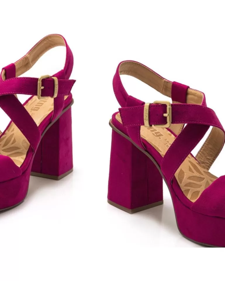 MTNG Sandalias De Mujer Sandalia Sindy Plataforma Mustang Morado Shop