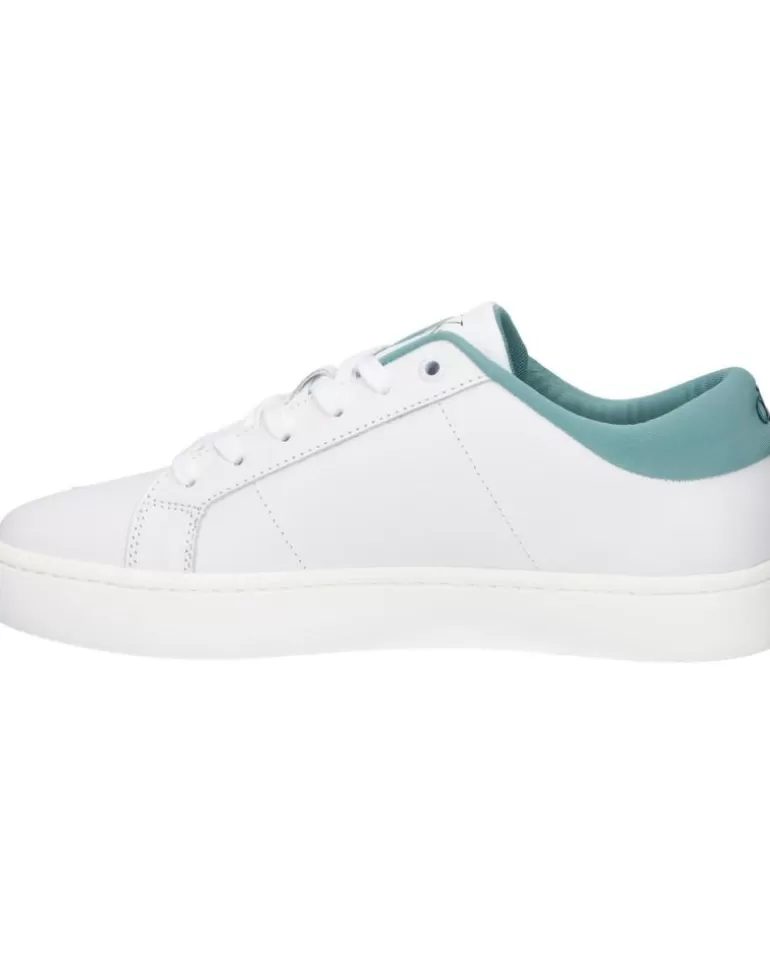 CALVIN KLEIN Zapatillas Deporte De Hombre Ym0Ym00864 Classic Cupsole 01T Bright White- Oil Blue Sale
