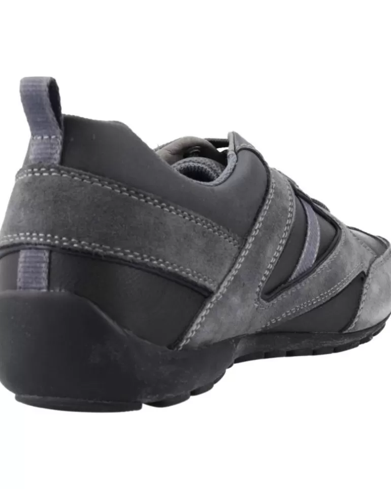 GEOX Zapatillas Deporte De Hombre U023Fb 022Me U Ravex C9004 Anthracite New