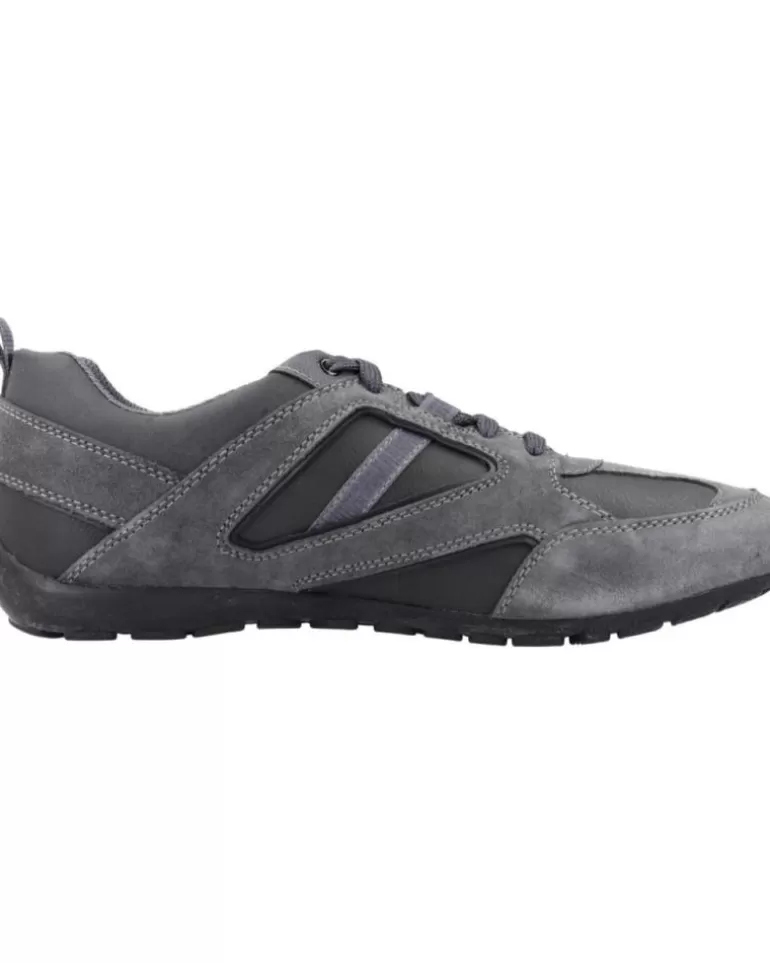 GEOX Zapatillas Deporte De Hombre U023Fb 022Me U Ravex C9004 Anthracite New