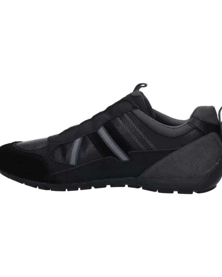 GEOX Zapatillas Deporte De Hombre U043Fb 0Ptek U Ravex C0005 Black-Dk Grey Discount