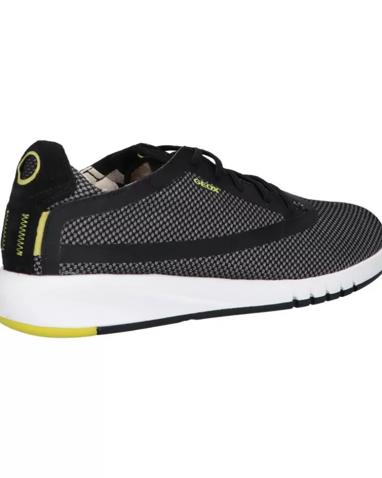 GEOX Zapatillas Deporte De Hombre U047Fd 0007T U Aerantis C0043 Grey-Black Clearance
