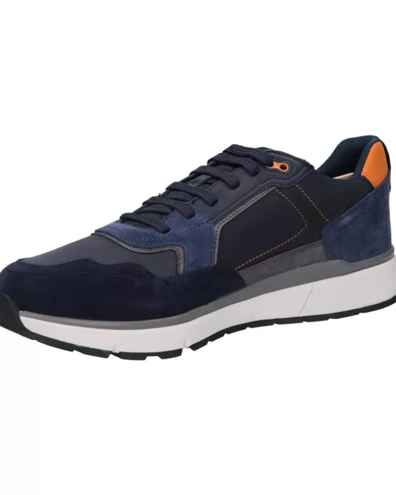 GEOX Zapatillas Deporte De Hombre U16Dqa 022Fu U Dolomia C0659 Navy-Orange Clearance
