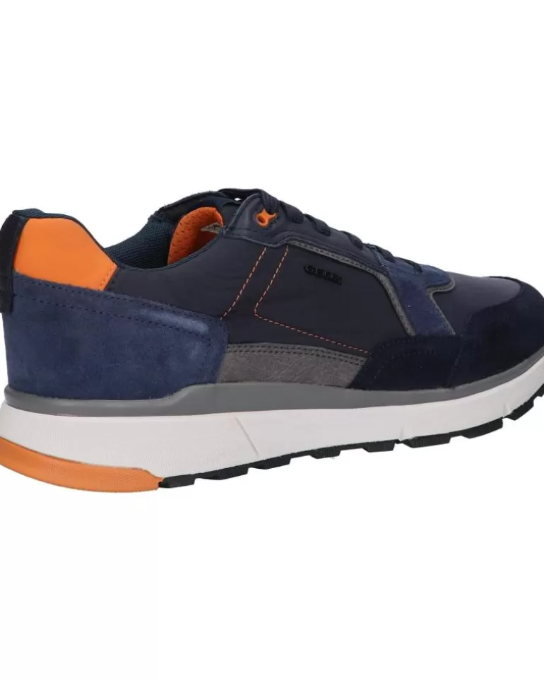 GEOX Zapatillas Deporte De Hombre U16Dqa 022Fu U Dolomia C0659 Navy-Orange Clearance