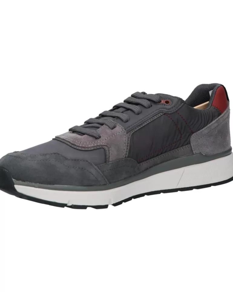 GEOX Zapatillas Deporte De Hombre U16Dqa 022Fu U Dolomia C9A7M Anthracite-Dk Red Best