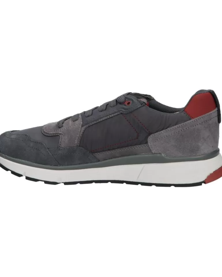 GEOX Zapatillas Deporte De Hombre U16Dqa 022Fu U Dolomia C9A7M Anthracite-Dk Red Best